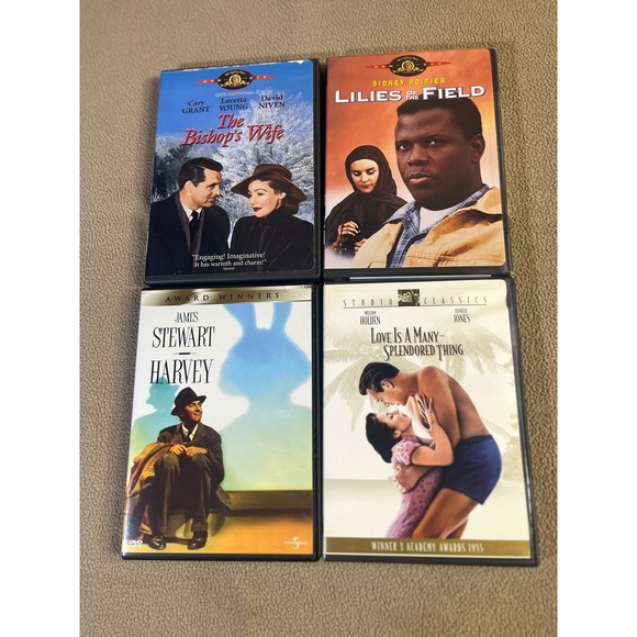 Other - Classic Movie DVD Lot‎ Harvey Bishop's Wife Lilies of the Field Old Hollywood